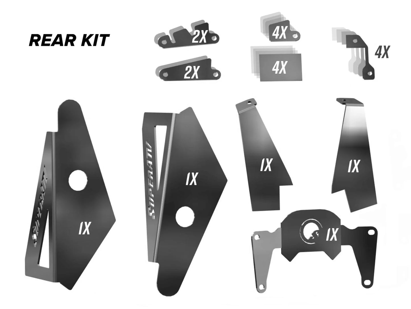 Polaris Ranger XP 1000 Weld-In Gusset Kit