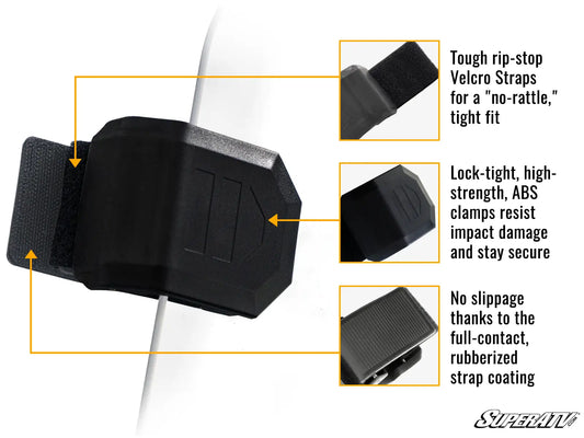POLARIS GENERAL SCRATCH-RESISTANT VENTED FULL WINDSHIELD