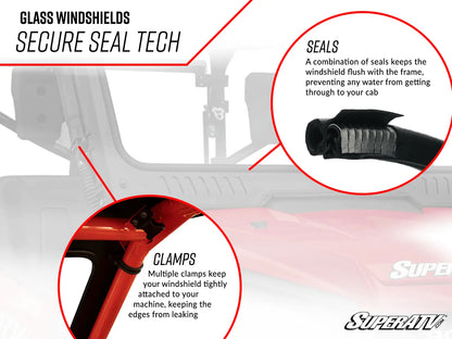 CAN-AM MAVERICK X3 GLASS WINDSHIELD